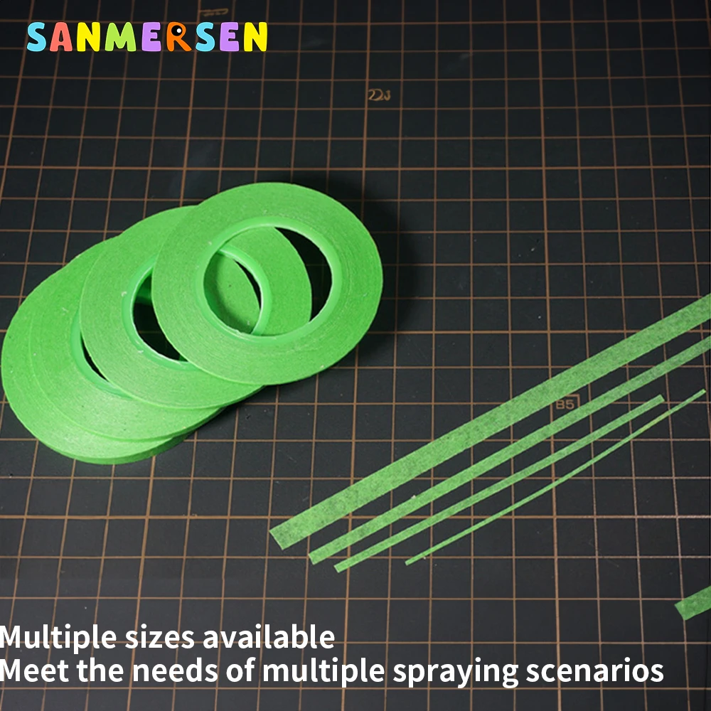 

Цветная ультратонкая лента для распыления покрытия, специальная Маскировочная лента «сделай сам» шириной 1 мм/2 мм/3 мм/6 мм, лента для покрытия модели