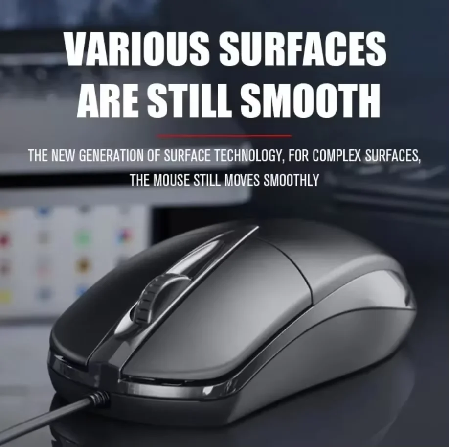 USB Optical Wired Mouse Laptop Home Office Mouse Anti Slip Roller 3D 1200DPI Game Mause Computer Accessories For PC Desktop gaming mouse optical mouse wired mouse