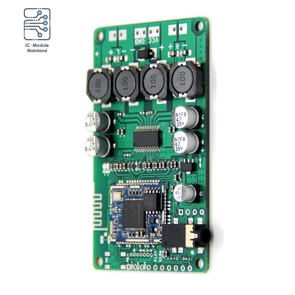 

Bluetooth 5.0 QCC3031/3034 with AUX audio input APTXHD power amplifier board 2x10W/15W