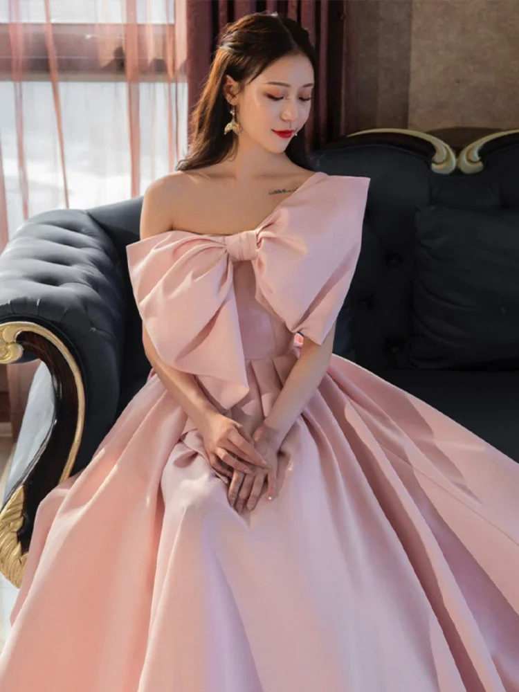 chinese dress ladies Rhinestones Pink Sleeveless Plunging Stretchy Mermaid Prom Dress main image 1