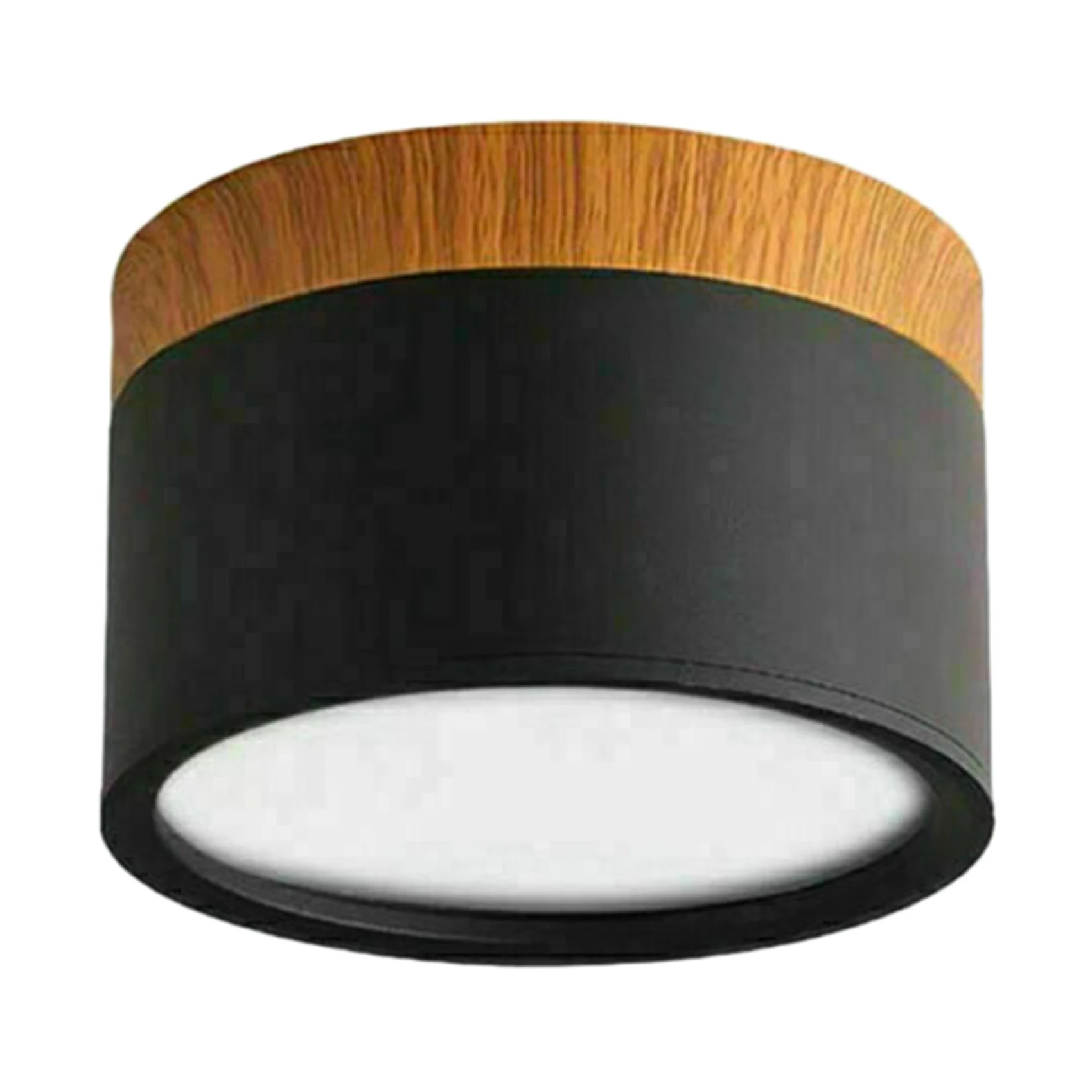 

LED Ceiling Light Surface-Mounted Spotlight Ceiling Lamp Warm White Downlight for Living Room Dining Room Corridor Black