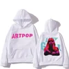 Lady Gaga Hoodie Double-sided Printing Comfortable Aesthetic Sweatshirts With Hooded Gothic Clothing Moletom Hip Hop Pullovers 2