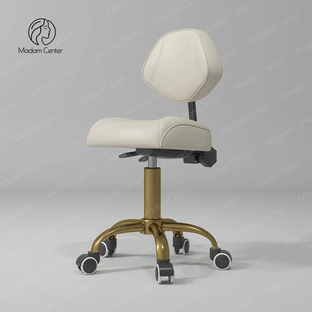 Foshan Furniture White Gold Pedicure Stool Portable Dental Chair - Main Image