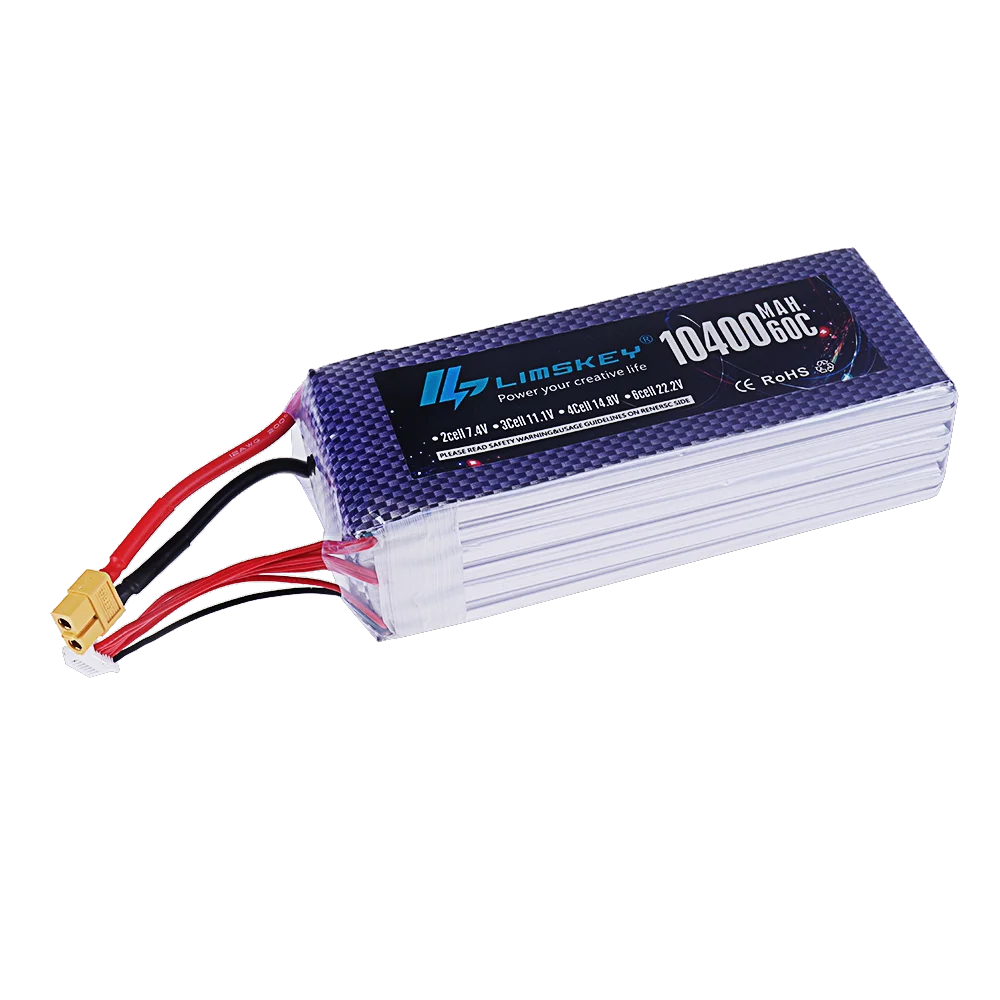 Batterie Drone LiPo 7200mAh XT60/XT90 - Haute Capacité