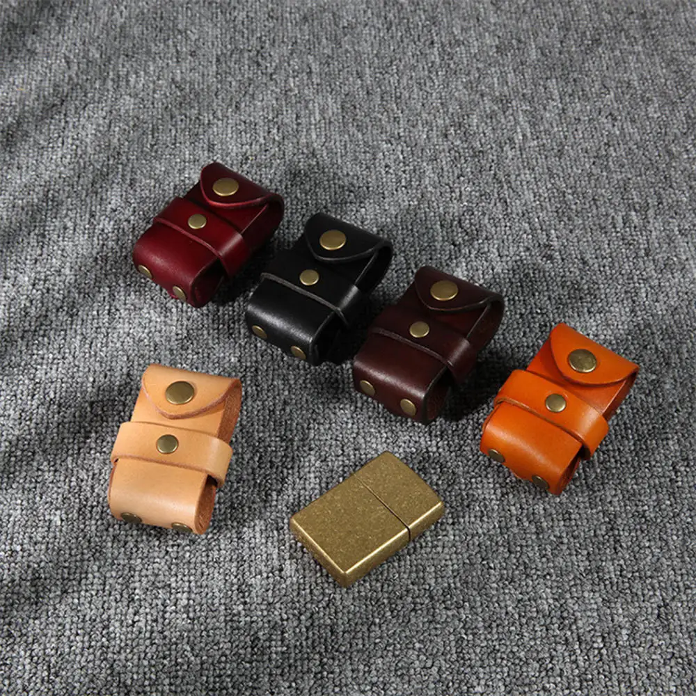 Portable Waist Lighter Leather Case Box Ordinary Lighter Protective Cover For ZORRO ZIPPO