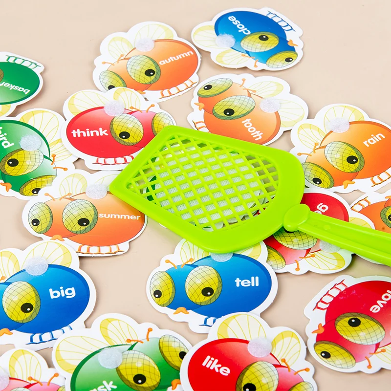 Early Education Fly Swatter Toy Cognitive Alphabet English Enlightenment Concentration Reaction Parent-child Interaction Toys 5