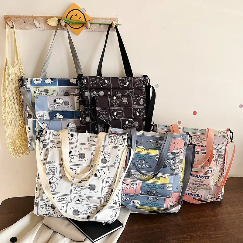 

Snoopy crossbody bag Cartoon Cute Student Large capacity waterproof Tote Bag schoolbag lady Fashion Travel Bag Wallet girl gifts