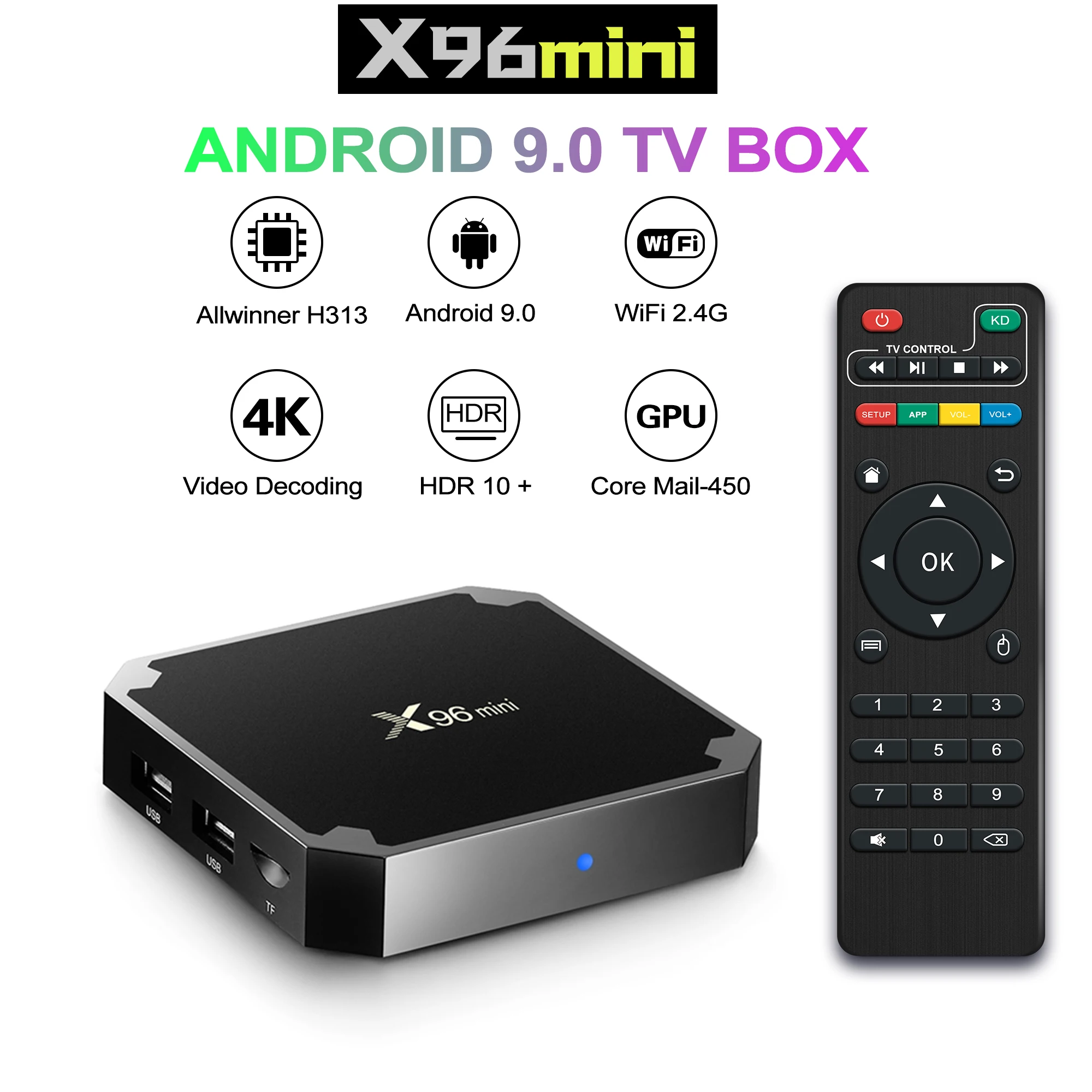 X96 Mini Smart TV Box Android 4K Streaming Device