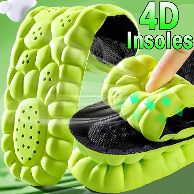 LatexSportInsolesSoftHighElasticityShoePadsBreathableDeodorantShockAbsorptionCushion