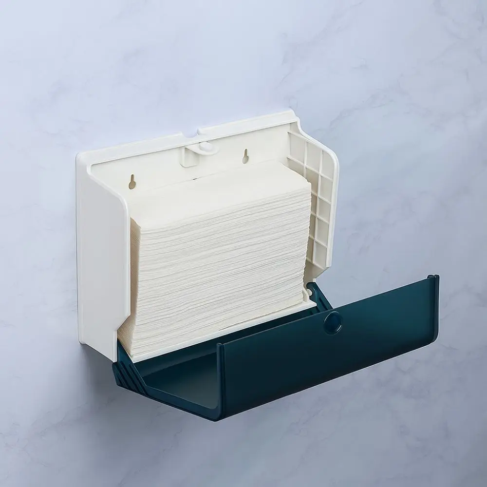 Description Picture 6 of itemLarge Capacity Paper Towel Dispenser Waterproof No Punch Tissue Dispenser Space Saving Bathroom Tissue Box Restaurant