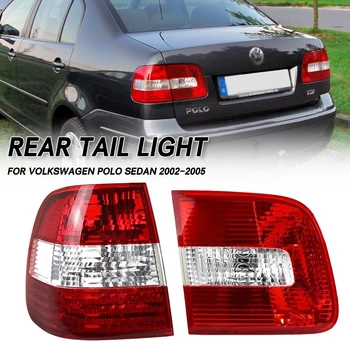 For Volkswagen VW Polo Sedan 2002 2003 2004 2005 Car Tail light Rear Bumper Light Stop Brake Lamp Turn Signal Warning 1