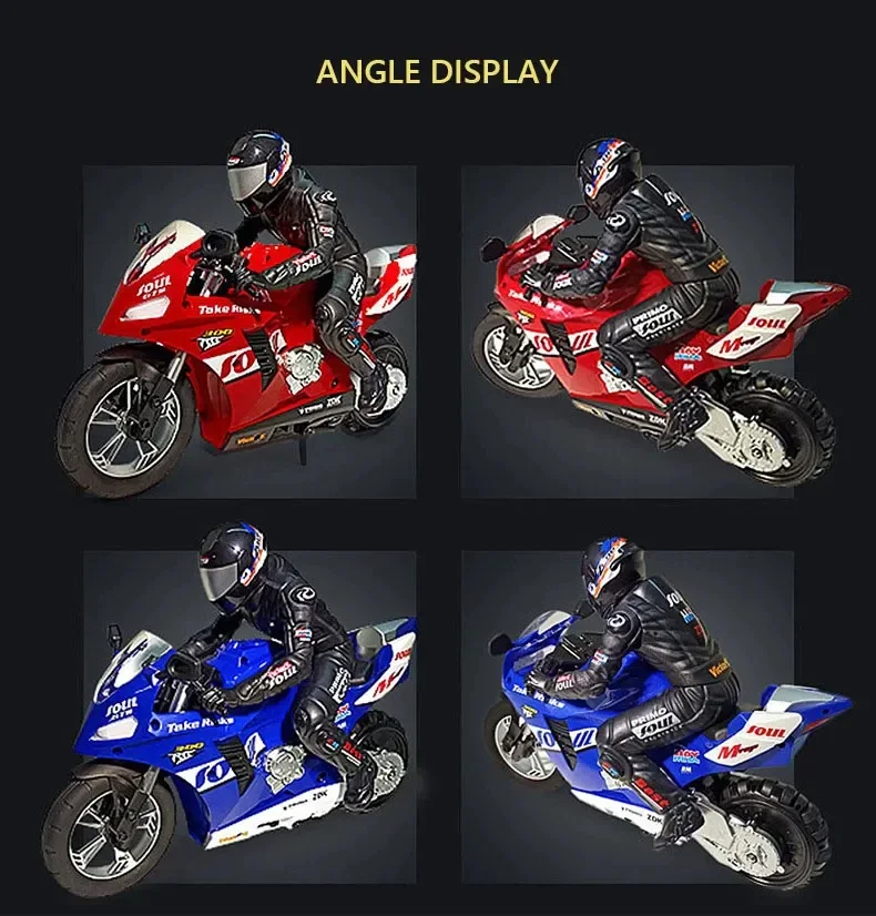 New 1:6 2.4G High Speed RC Motorcycles Toys Self-balancing