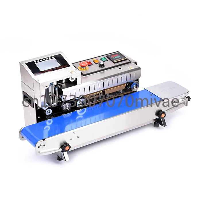 

Touch Screen Controlled Color Spray Printing Packaging Bag Sealing Machine Plastic Bag Sealing Machine