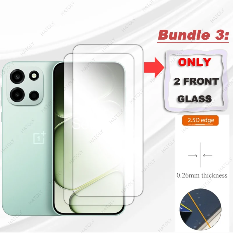 HD Clear Tempered Glass Screen and Camera Lens Protector