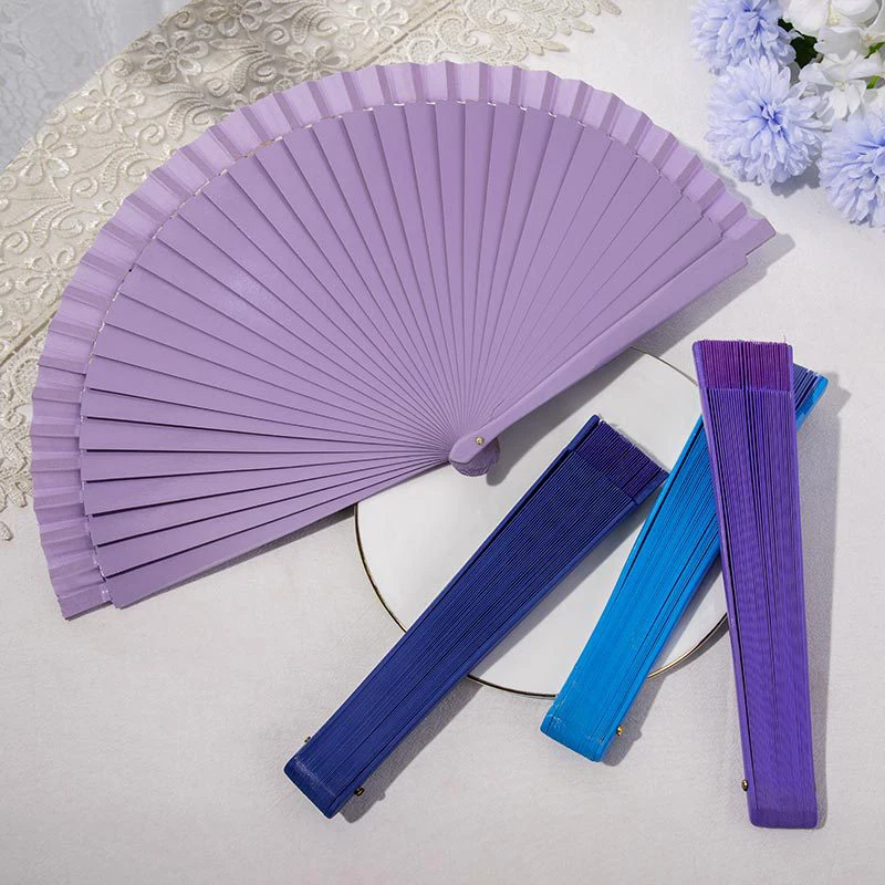 Spanish Wood Folding Fan Solid Color Wedding Hand Fan for Women Vintage Dance Fans Home Ornaments Party Wedding Decoration,folding fan,hand fan,wooden hand fan