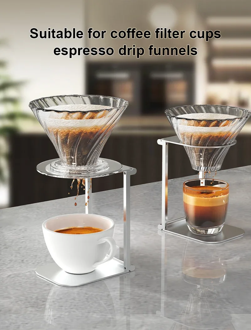 Foldable Coffee Dripper Stand - Aluminum Alloy Esp...