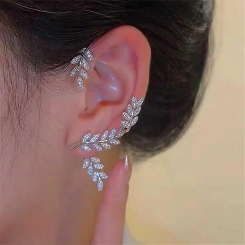 2024 Trendy Non Piercing Earrings Clip Party Shining Zircon Butterfly Ear Cuffs 2024 Trendy Non Piercing Earrings Clip Party Shining Zircon Butterfly Ear Cuffs
