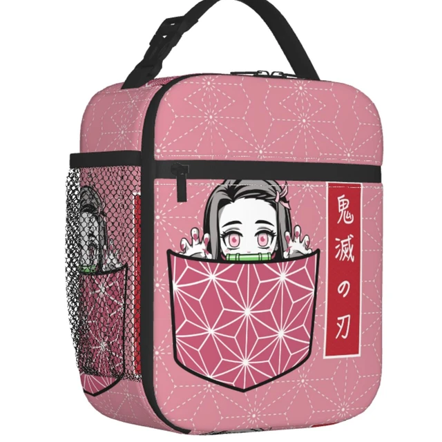 Nezuko Kamado Demon Slayer Insulated Lunch Bag School Kimetsu No