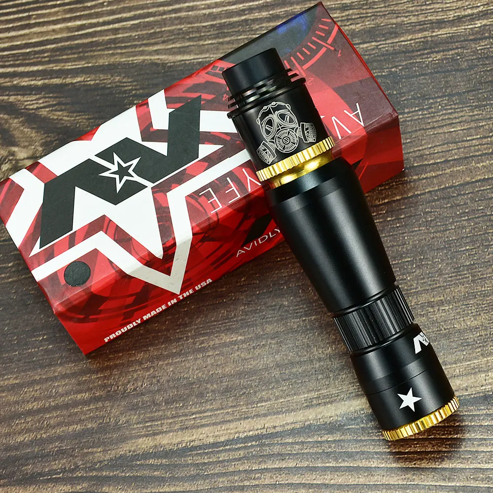 

wolfcoolvape avidlyfe mod Mechanical Mod vape mod Aluminum Brass vape Apocalypse GEN 2 RDA 24mm mech mod 18650 battery vape mod