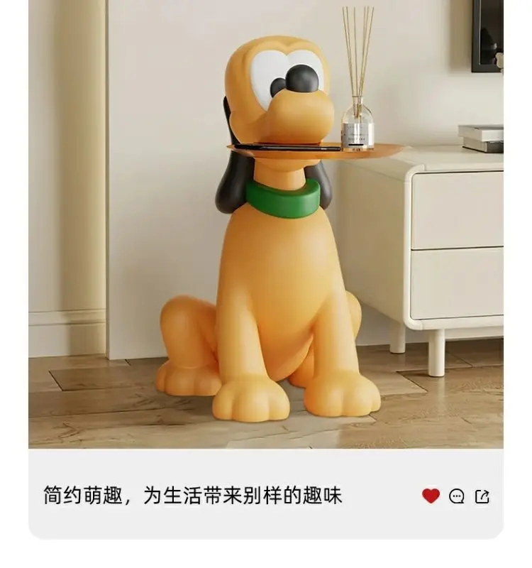 High-end Light Luxury Puppy Shape Side Table Cartoon Floor Ornaments Cute Table Animal Floor Large Ornaments 5