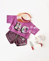 Nouveau T-shirt Enfant Série BO Printemps/Été 2026 en Pur Coton à Manches Courtes - Imprimé Dessin Animé Adorable pour Filles, Haut Confortable 5