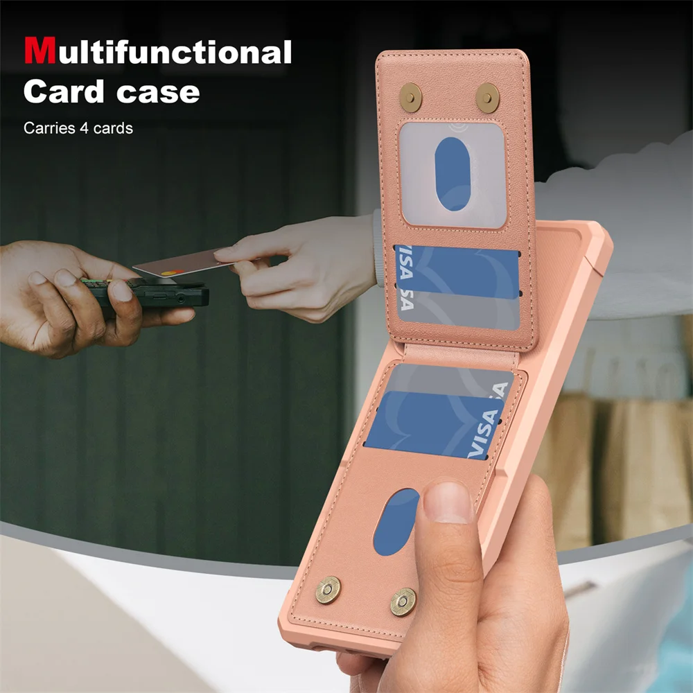 Sleek Wallet Case with Card Holder Slot, Universal Fit