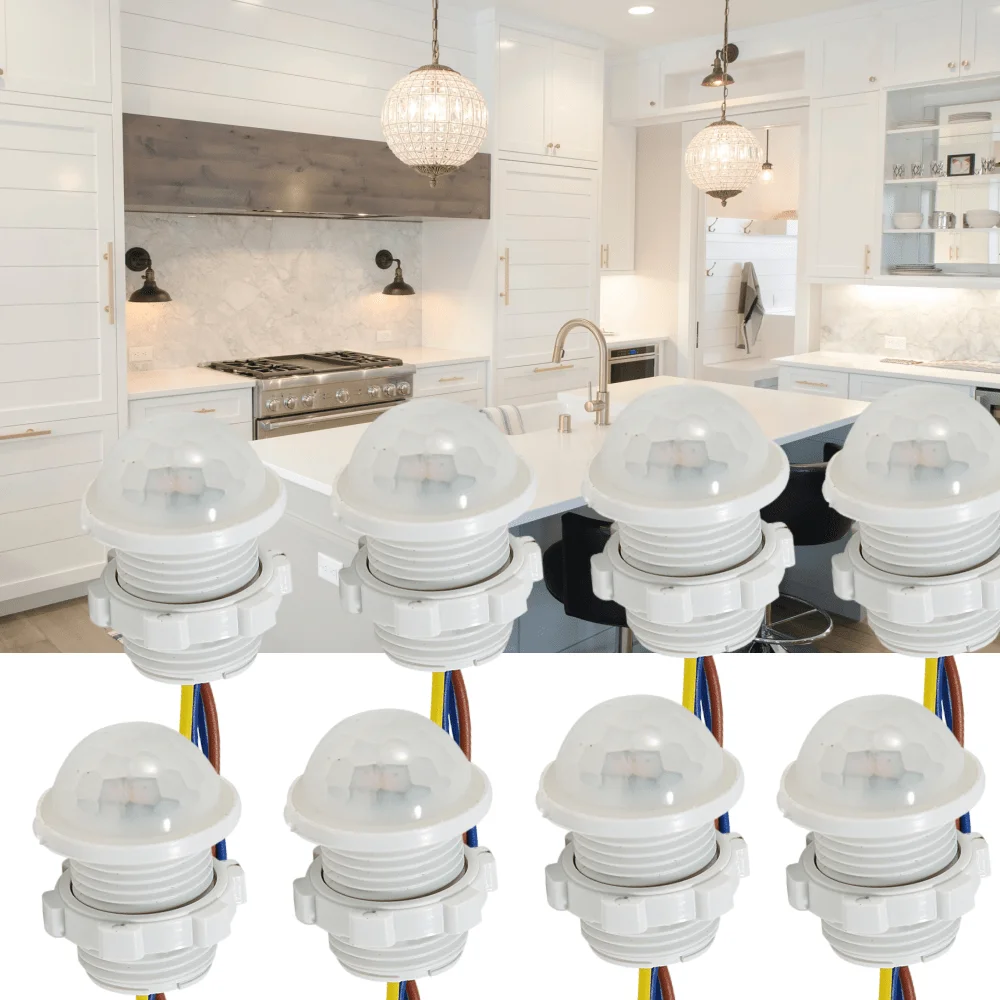 

2PCS Light-sensing Adjustable 110V-220V LED PIR Infrared Motion Sensor Switch Movement Detector Lamp Switch Inductive module