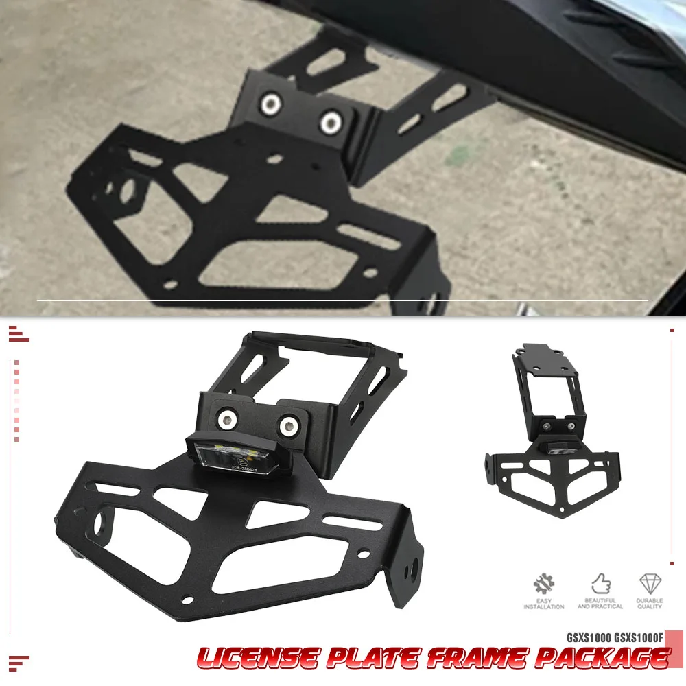 

For Suzuki GSXS1000 GSXS GSX-S 1000 2022 GSXS1000F Motorcycle License Plate Holder Bracket Rear Tail Tidy Fender Eliminator Kit