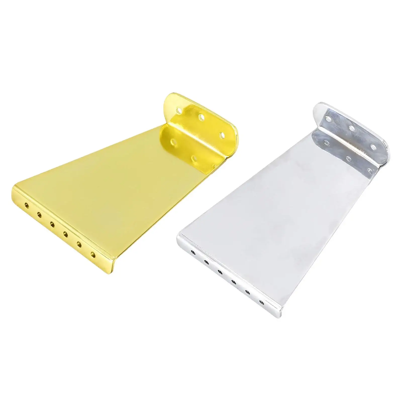 

Guitar Tailpiece Bridge Hole Design Bridge Accessories Metal Electric Bass Bridge Tailpiece for Jazz Guitar Replacement Parts