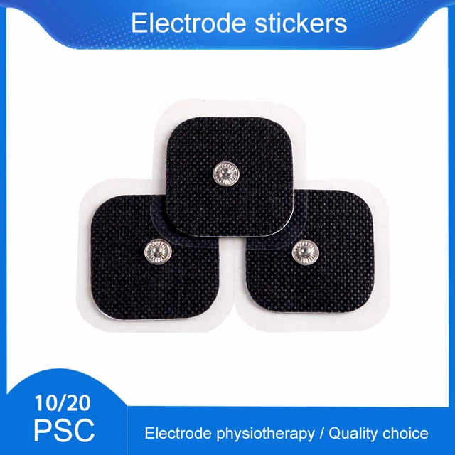 Almohadilla de electrodos Tens, parches de electrodos autoadhesivos para  máquinas de terapia TENS, fisioterapia, 50 piezas - AliExpress