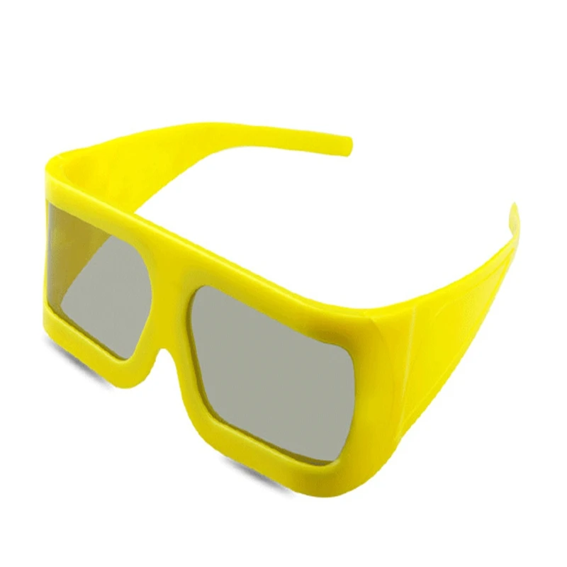 Vidros Polarizados para Filmes 3d Quadro Amarelo para Filmes 3d 10 Pcs - Image 3