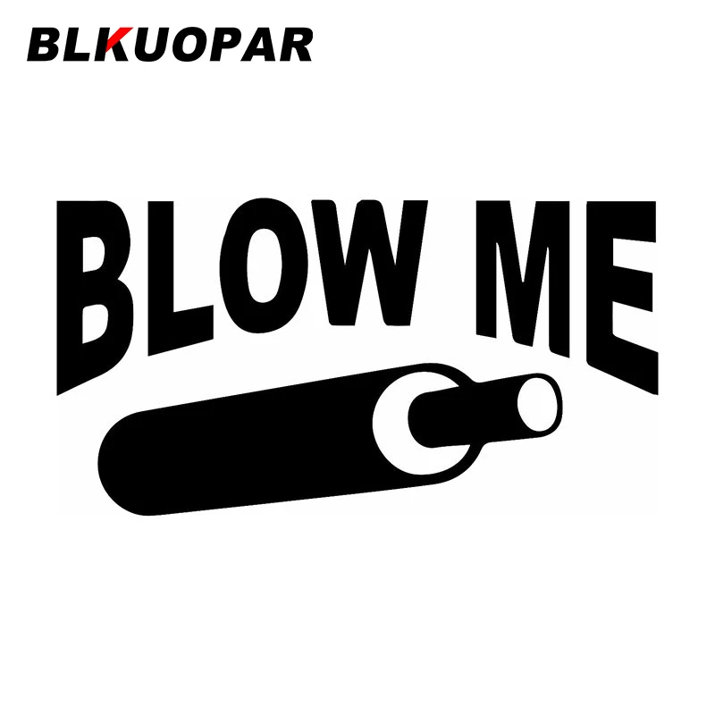 

Графическая Автомобильная наклейка BLKUOPAR Blow Me Duck Hunting, водонепроницаемая забавная устойчивая к царапинам виниловая наклейка на лобовое стекло, скейтборд, автомобильная этикетка