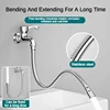 16-60cm Universal Faucet Extender Stainless Steel 360° Rotation Kitchen Sink Anti-Splash Nozzle Aerator Extension Hose 1