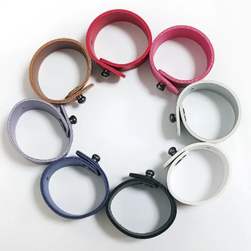 Hart Cord Organizer - Lederen kabelriemen met Snap | PU lederen draagbare USB-kabelhouder, kabelbeheer kabelbinders, oordopjes houder oortelefoon kabelwikkelaar oordopjes organizer voor school