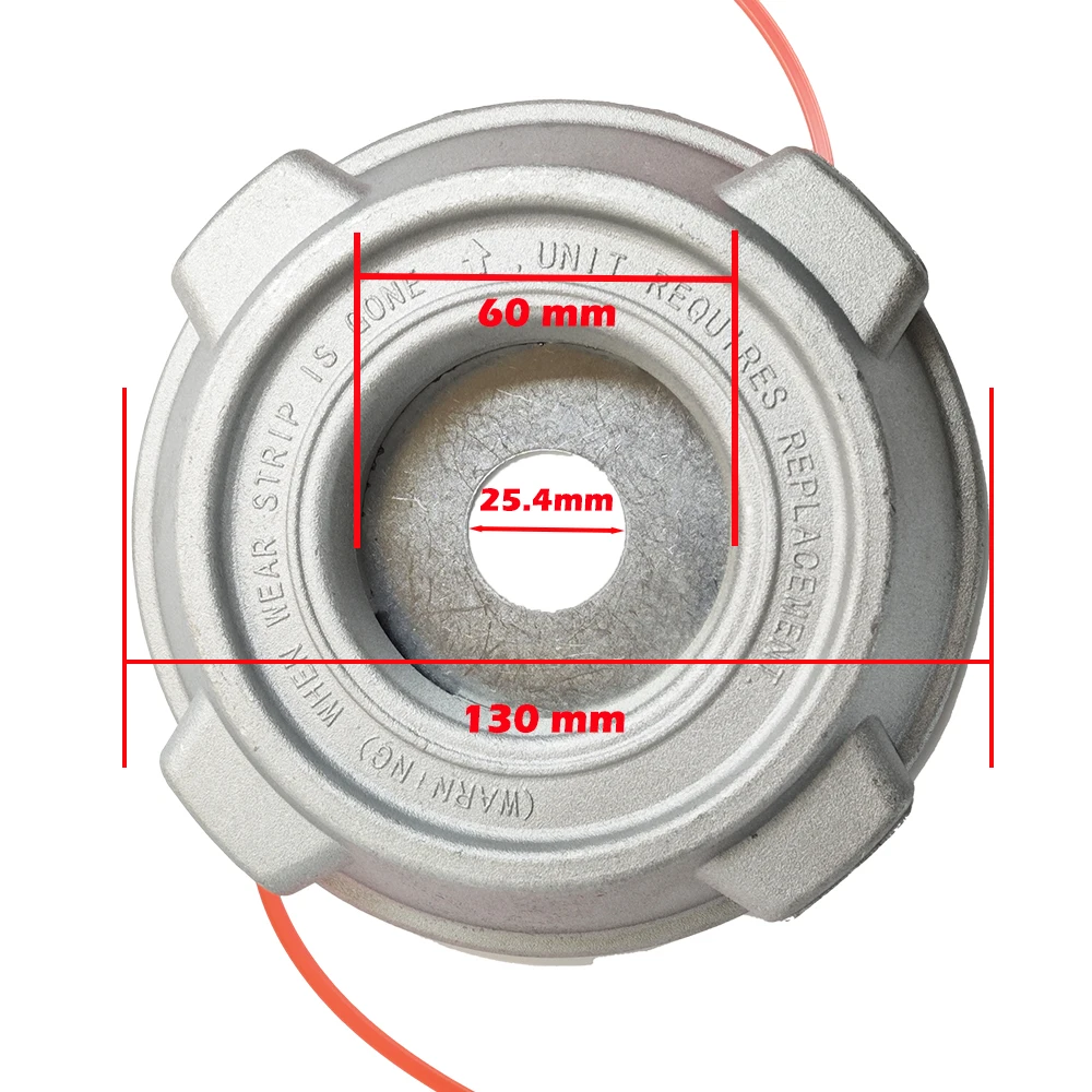 Aluminium Alloy Nylon grass trimmer head aluminum trimmer head Brush Mower Head Universal Trimmer Head Bump Spool Grass Brush Cutter Lawn Mower Garden Home Cutting