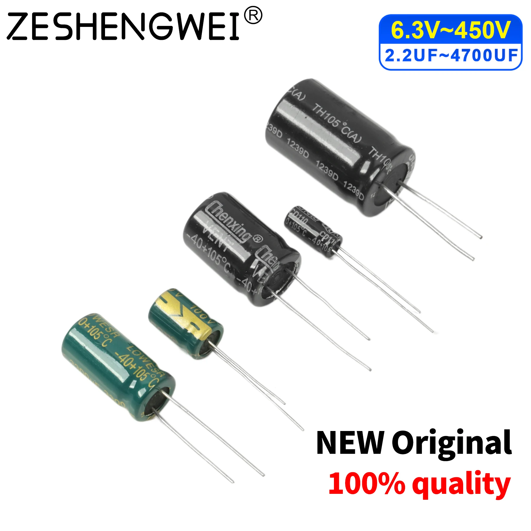 Aluminum Electrolytic Capacitor 6.3V 10V 16V 25V 35V 50V 400V 450V 1UF 2.2UF 4.7UF 10UF 1000UF 22UF 33UF 47UF 470UF 100UF 220UF electrolytic capacitor aluminum capacitor aluminum electrolytic capacitor