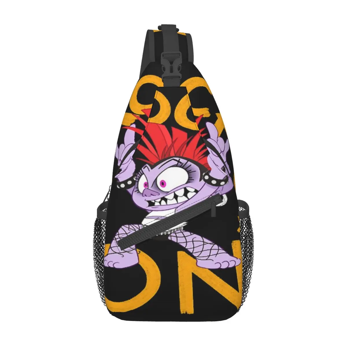 

Rock On Barb!! Chest Bag Retro With Zipper Mesh Bag Gift Cross chest bag Customizable