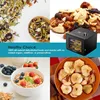 Elite Gourmet Food Dehydrator, Stainless Steel Trays Food Dehydrator, Adjustable Temperature Controls, Jerky Herbs Fruit Veggies 5
