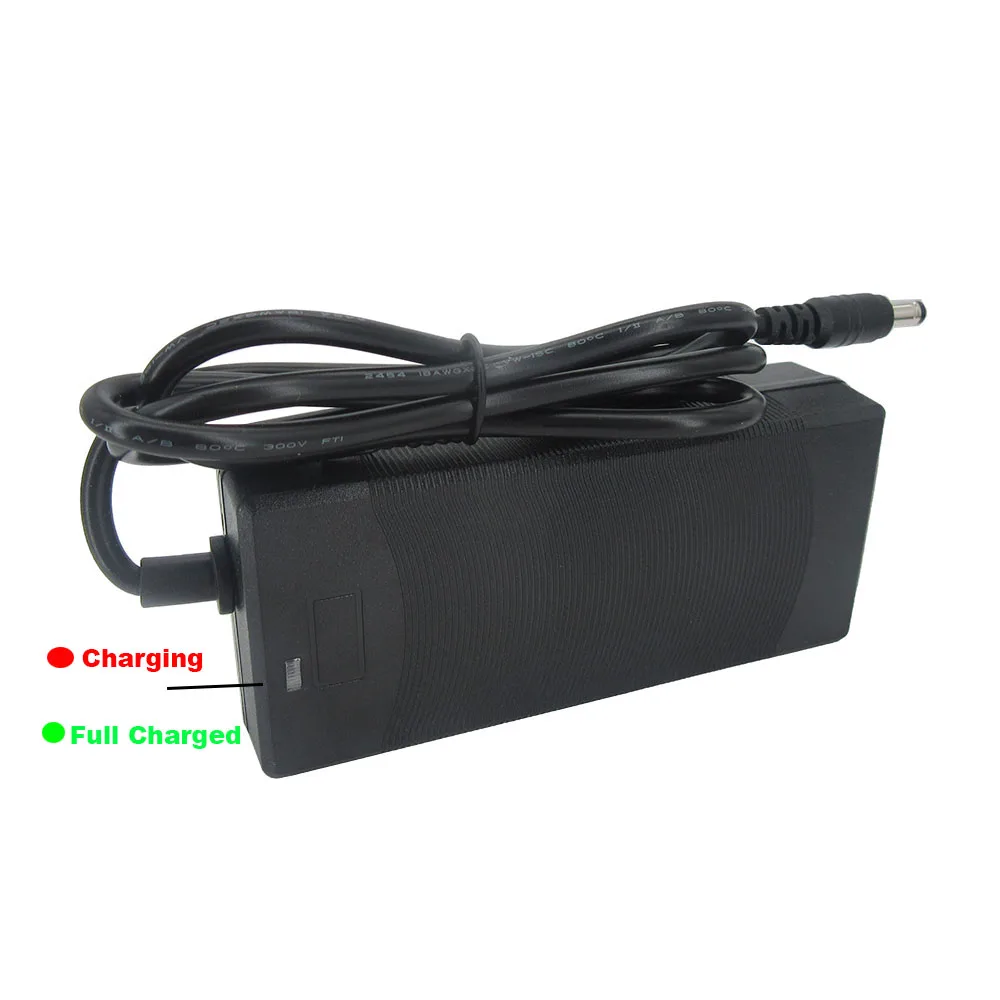 33.6V 2A バッテリー充電器 100-240VAC 電源、28.8V 29.6V 8S リチウム