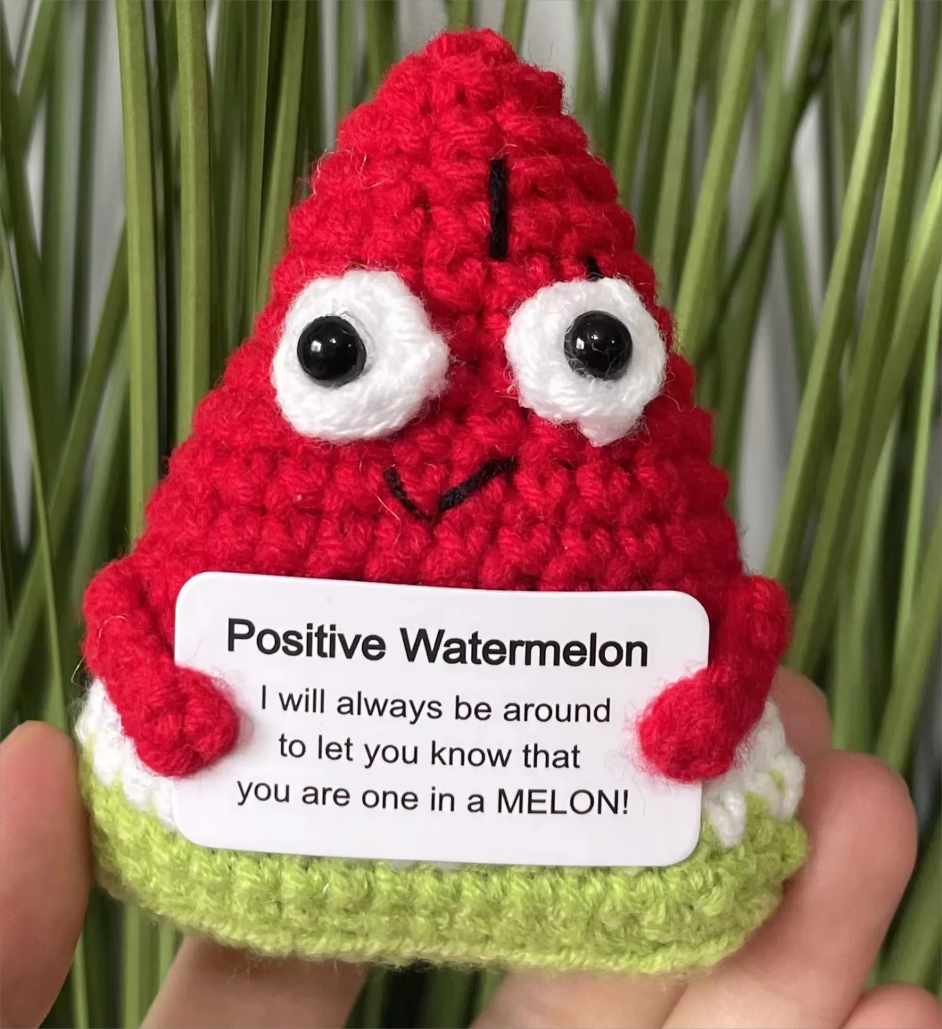 Skurrile Funney-Häkelfiguren, einzigartiges handgefertigtes Spielzeug mit positiver Kartoffel und emotionaler Unterstützung, Gurke, Heimdekoration, Geschenke – Detail 13