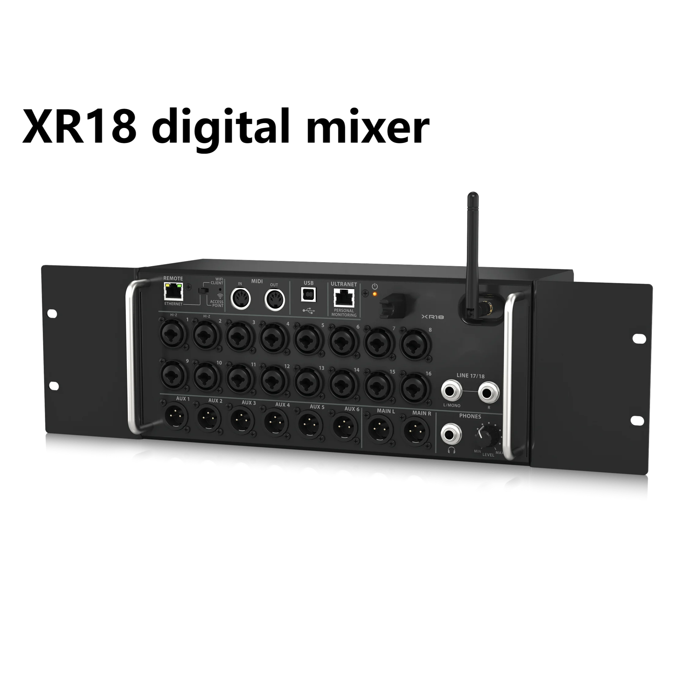 Air 1:1 XR18 Digital Mixer 18-Channel Professional Digital Mixing Studio Recording Console Dj Studio Wifi and USB Recorder audio mixer audio interface