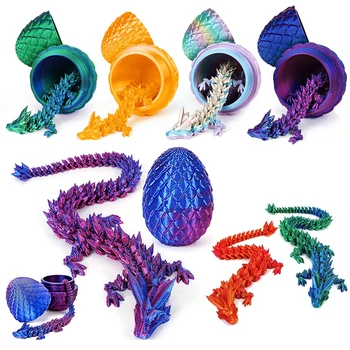 3D Printed Articulated Dragon Egg 1