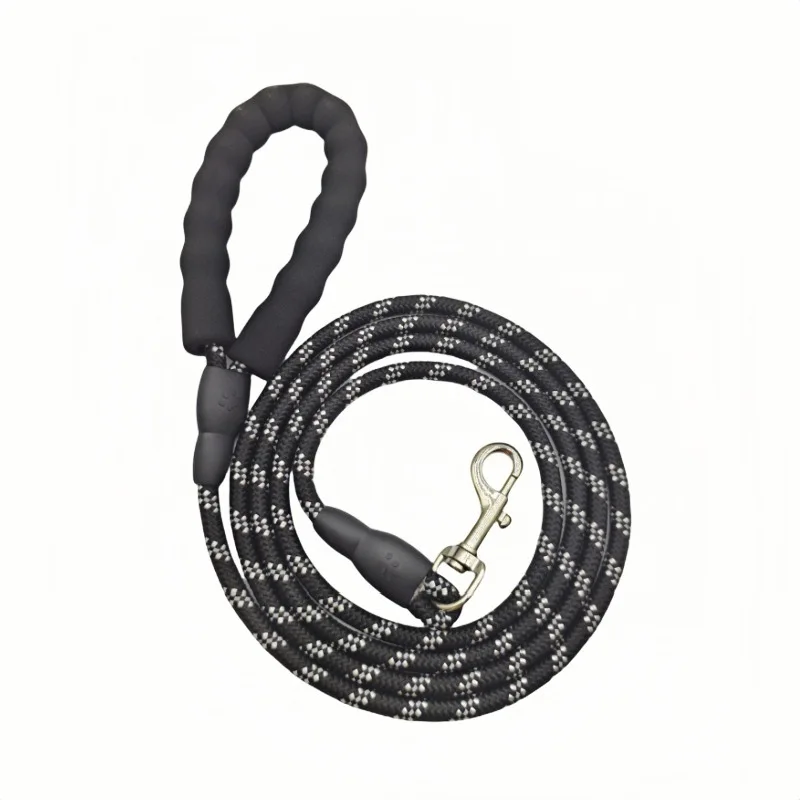 Pasek dla psa z elementami odblaskowymi - Przenośny pasek dla dużych psów do spacerów, smycz zapobiegająca ucieczce z pętlą na rękę, wytrzymałe akcesoria dla zwierząt dla dużych psów