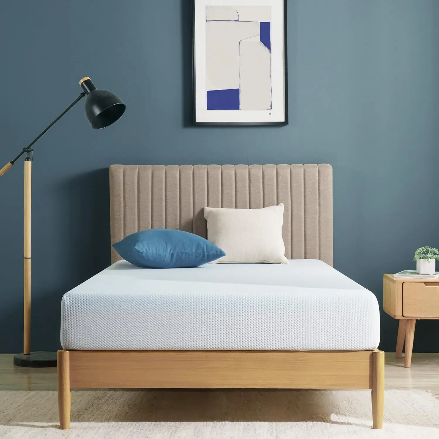 

8 Inch Green Tea Cooling Memory Foam Mattress [New Version], Twin, Fiberglass Free, Medium Firmness, Cooling Gel Foam, Certified