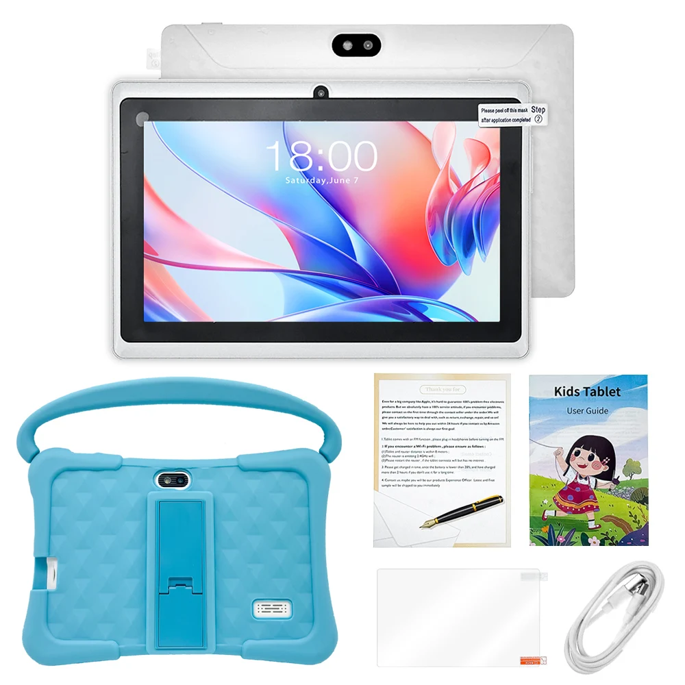 MOUGOL 10.1 Inch Tablet For Study Education Quad Core 6GB（2+4GB） RAM 64GB ROM WiFi Tablets With Portable Case For Children Gifts 6