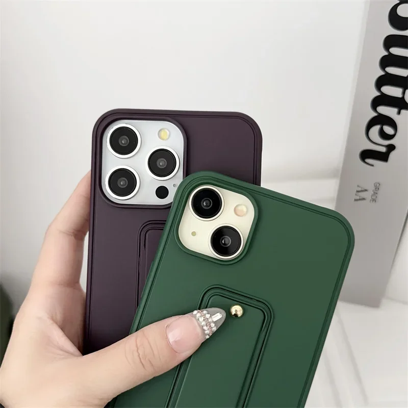 Vibrant Phone Case with Wrist Strap and Shockproof Bumper