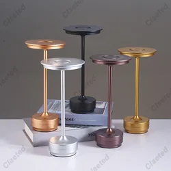 Rechargeable Table Lamp LED Touch Sensor Desktop Night Light Wireless Reading Lamp for Restaurant Hotel Bar Bedroom Decor Light
