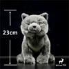 British Shorthair Blue Cat Plush Toy High Fidelity Cats Plushie Felinae Peluche Lifelike Simulation Stuffed Animals Doll Kids 3