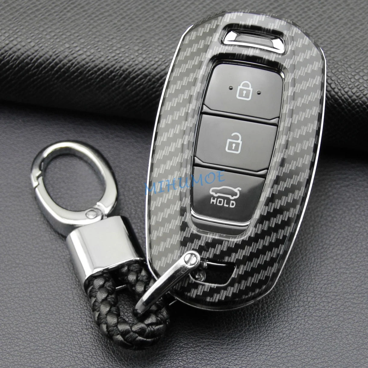 

Чехол из углеродного волокна для Hyundai Accent Santa Fe Veloster i30 Kona Elantra GT Venue Palisade