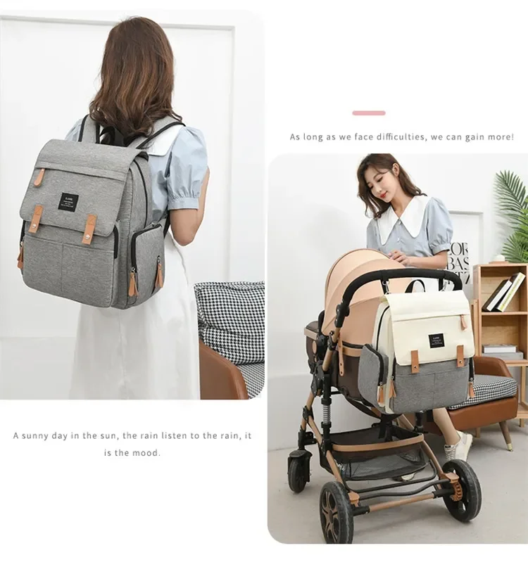 Baby Nappy Bag Mummy Diaper Bag Backpack Waterproof Storage Handbag Outdoor Travel Mommy Maternity Bag For Baby Stuff